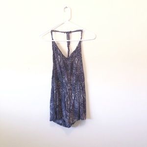 Urban Outfitters Exoté printed romper
